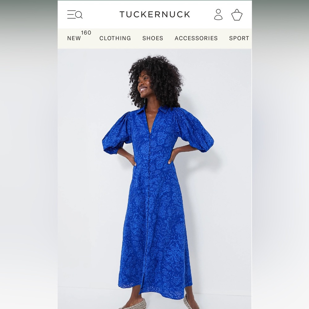 Tuckernuck Hyacinth House Blue Maxi Dress